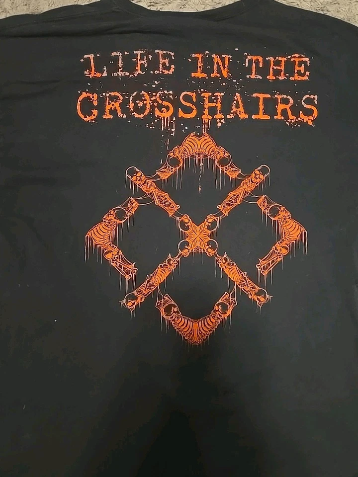 Camiseta Thy Art Is Murder Manga Larga Banda Calavera Vida en la Cruz XL Metal Foto 4 de 4