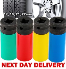 Alloy Wheel Nut Socket Thin Wall Deep Impact Socket Set 1/2" drive 17/19/21/22MM