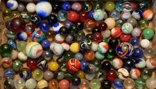 Mixed Glass Toy Marble Lot