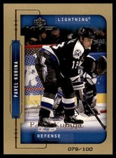 1999-00 Upper Deck MVP Gold Script Pavel Kubina 078/100 Lightning #194