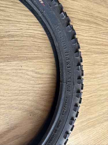 Two Cycle Tyres 14 x 1 3/8 . Retro Size 44-288 Bicycle Tyre. New Old Stock - Picture 2 of 4