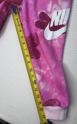 Nike Sci-Dye Club Joggers pink flowers size 5 - Picture 2 of 8