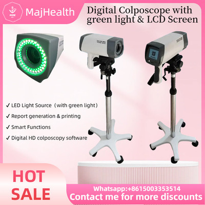 Digital Colposcope with Green Light & LCD Screen for Gynecological Exams