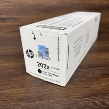 HP 202X CF500X Black Toner Cartridge for LaserJet M254 MFP M281 Genuine New 