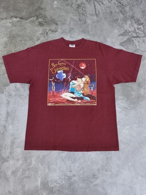 Neon Genesis Evangelion Shinji X Asuka Anime Manga Bootleg T-Shirt