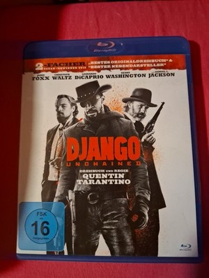 Django Unchained Blu-ray Disc - Quentin Tarantino Film - FSK 16 *Sehr Gut*