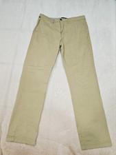 Tommy Hilfiger Men's Beige Khaki Straight Fit 32×32 Chino Pants