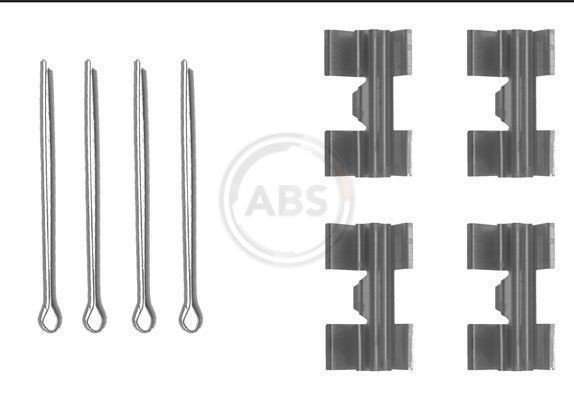 A.B.S. ZubehöRsatz, Scheibenbremsbelag 0969Q FüR Austin Ford Land Rover Rover-image