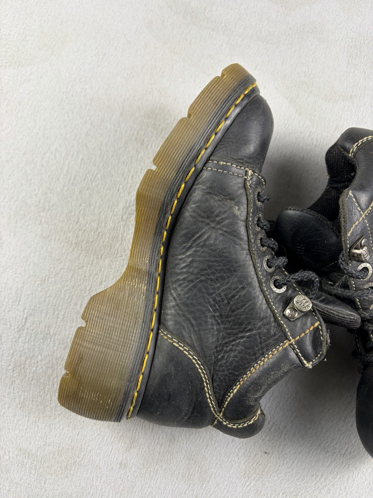 Vintage Dr Doc Martens 8542 Womens England Chunky Platform Boots Leather US 5 thumbnail 10