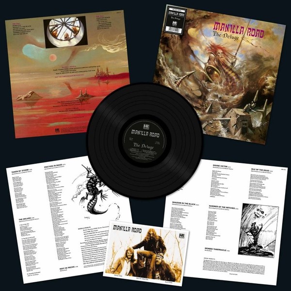 Manilla ROAD- The Deluge LIM.250 Black Vinyl Us Epic Metal Mark Shark Shelton-image