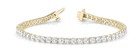 10K Gold Lab-Grown Diamond Tennis Bracelet Boxed 4-Prong F/VS1 2–10 CTW