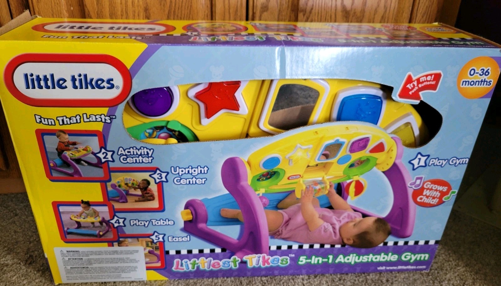 Little Tikes 5 in 1 Gym - Adjustable Works Great Baby Toddle