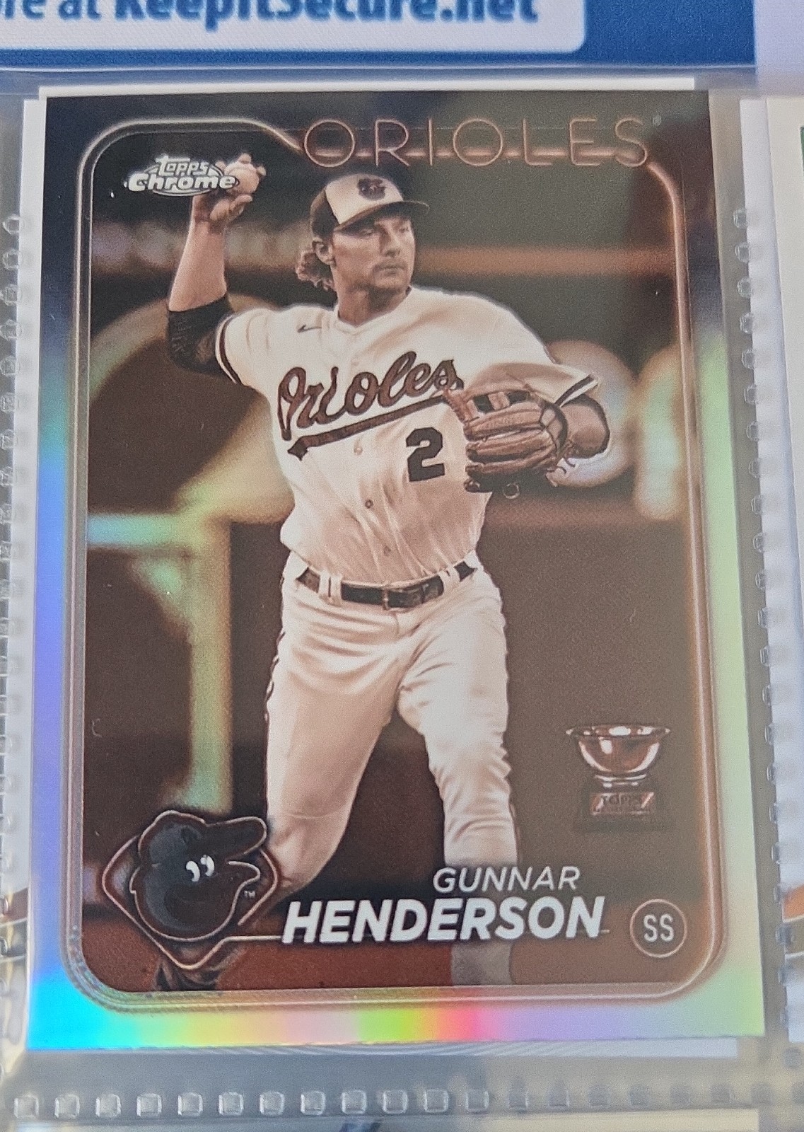 2024 Topps Chrome - Gunnar Henderson #36 Sepia Refractor
