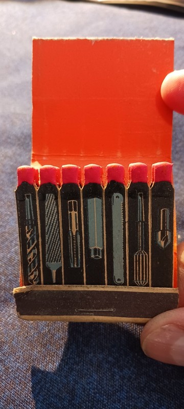 RARE AND SCARCE..MATCHBOOK ERROR..NEVER GOT PRINTED.  1960S...UNSTRUCK MATCHBOOK