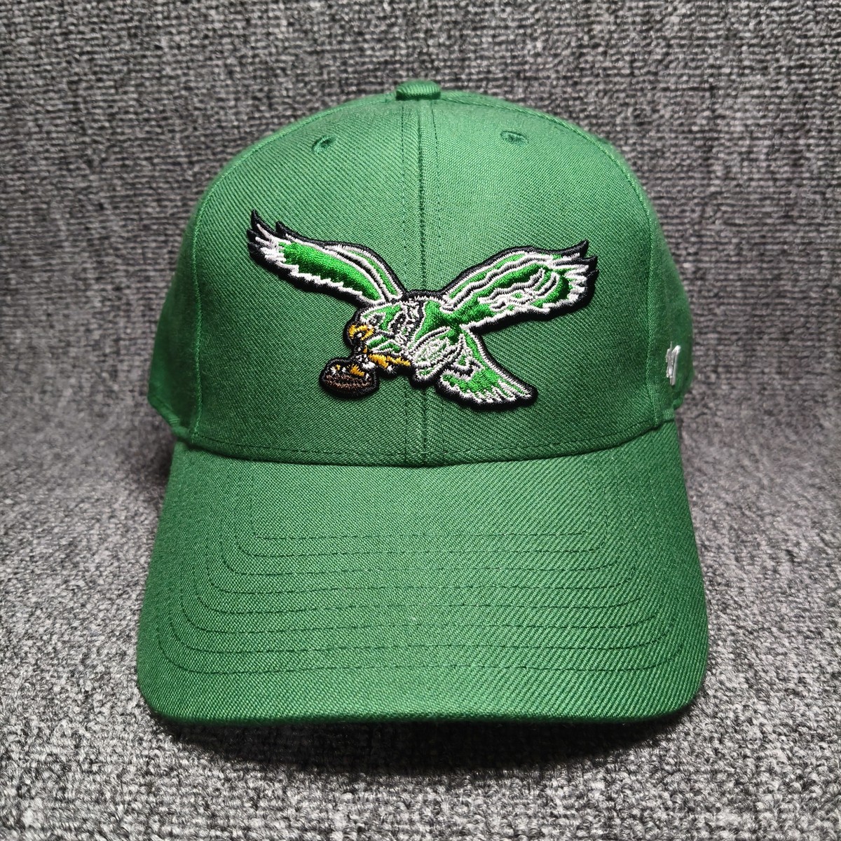 '47 Brand Philadelphia Eagles Retro Dad Hat Strapback Green One Size NFL