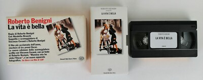 LA VITA E BELLA - ROBERTO BENIGNI - ENAUDI - OHNE BUCH - VHS - VIDEOKASSETTE