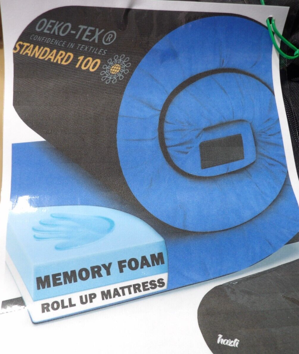 HAZLI VENTURA MEMORY FOAM ROLL UP MATTRESS | eBay