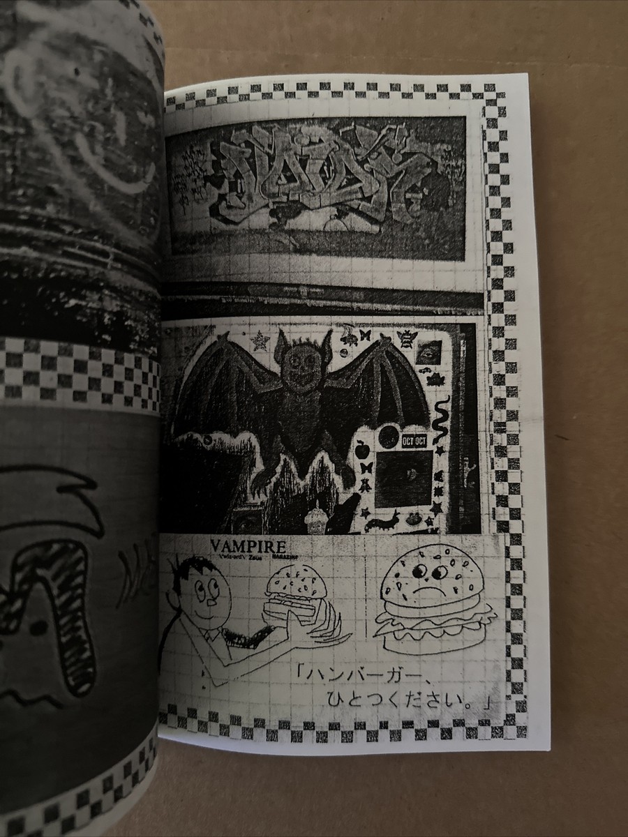 ORFN graffiti zine VAMPIRE WIZARD ZEUS magazine zine PLUS stickers