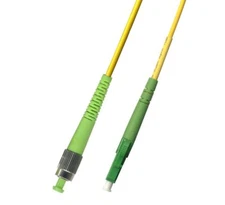 6M (19.68ft) OS2 FC/APC to LC/APC Fiber Optic Cable Simplex Singlemode 9/125