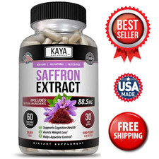 Saffron Crocus Extract 60ct Seasonal Depression Focus Support Appetite Control