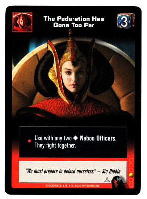 star Wars Young Jedi クイーン・アミダラ カード Queen Amidala 1999 Star Wars CCG Young Jedi - Card #60 (A) | eBay