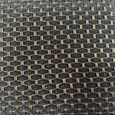 Vintage Acoustic Black & Brown Jacquard Speaker Grill Cloth Stereo Grille Fabric