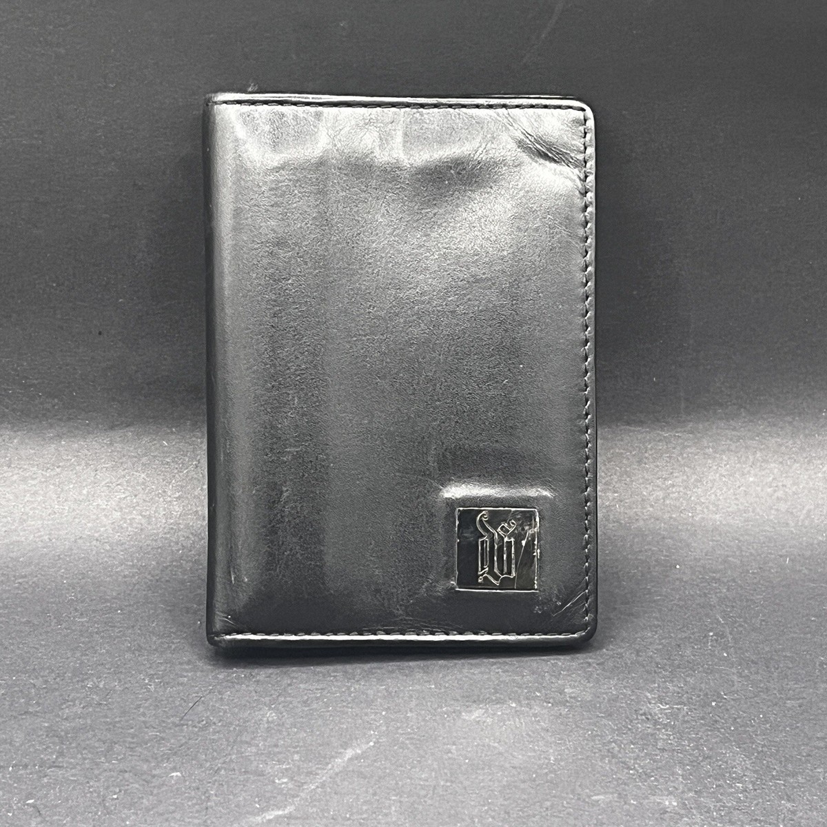 Gianni Versace Vtg '90s Medusa Bifold Wallet Cardholder Italian
