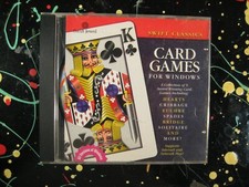 Swift Classics Card Games for Windows 3.1 Cosmi PC Game Solitaire Spades CDROM