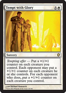 Tempt with Glory x4 - Commander 2013 - NM-Mint, English - Commander 2013