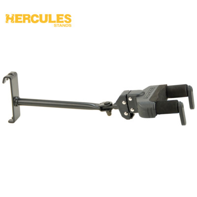 Hercules GSP40HB Auto Grip System Guitar Hanger, Grid Wall Mount, Long Arm