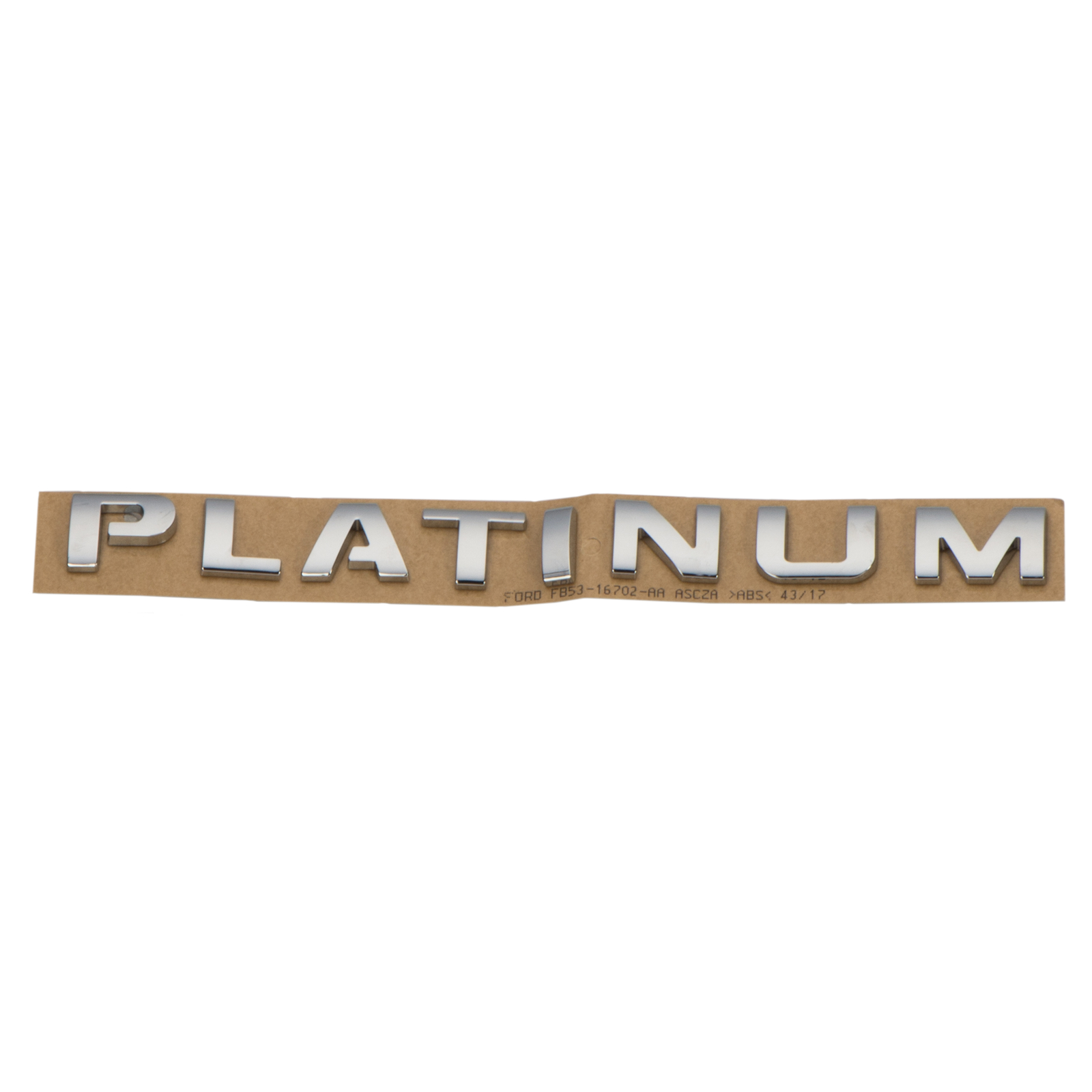 Placa de nombre del portón trasero para Ford Explorer Platinum (N/P FB5Z9942528A)