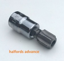 Halfords 3/8" Torx bit, 1/4" Bit sockets, Star Tip Advance T8 - T60