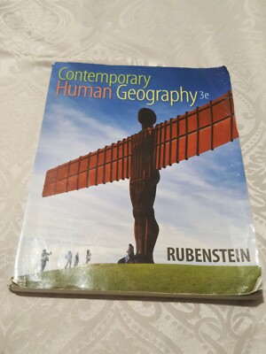Contemporary Human Geography James M Rubenstein 3rd US edition 2014 paperback