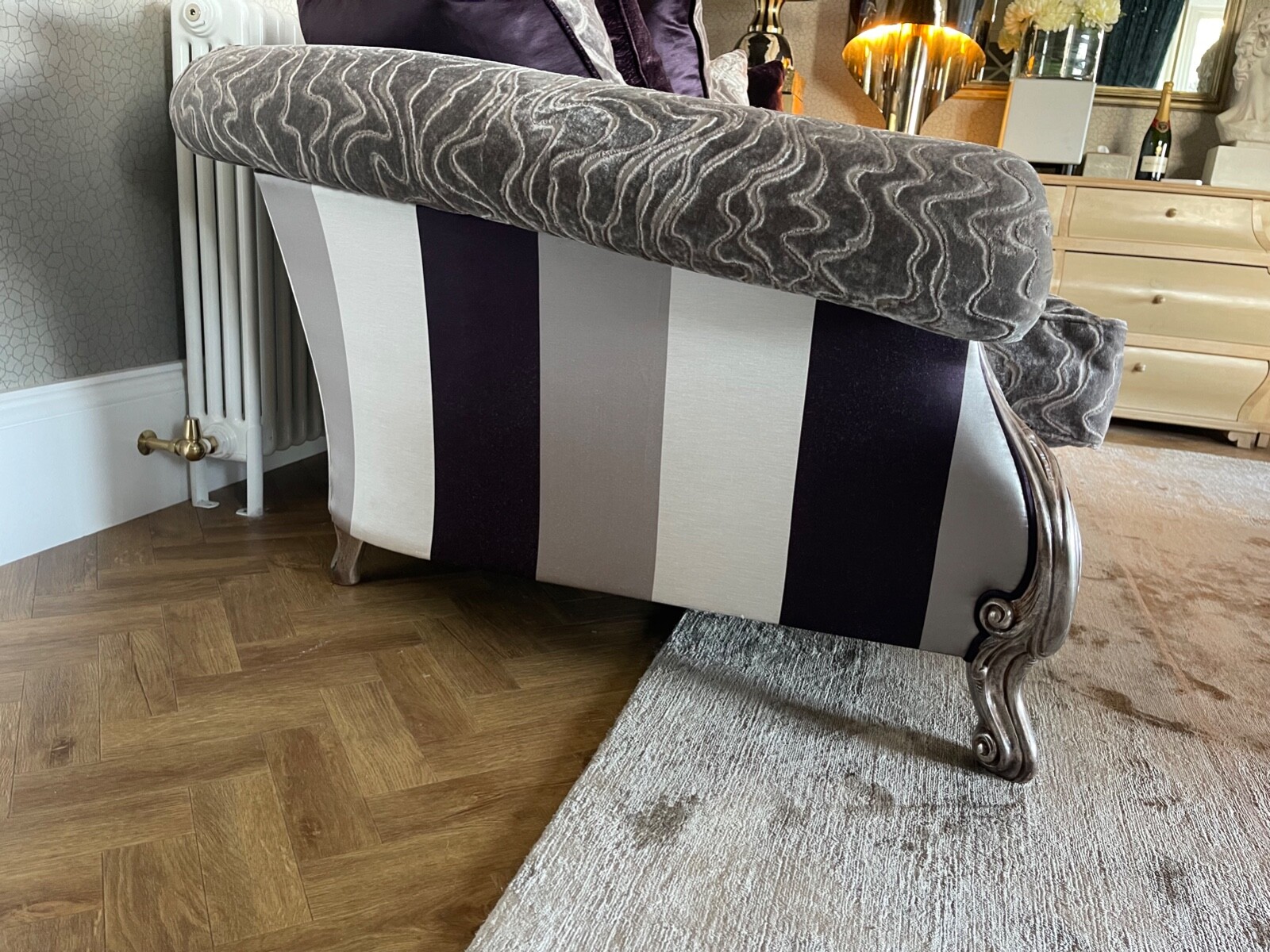 Amazing Duresta Wolfgang 3 seater 240cm wide sofa settee cost £12,000 2