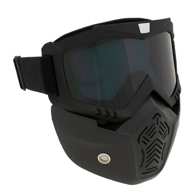 Milwaukee Performance Helmet Motorcycle Googles w/ Detachable  Dust Muffle