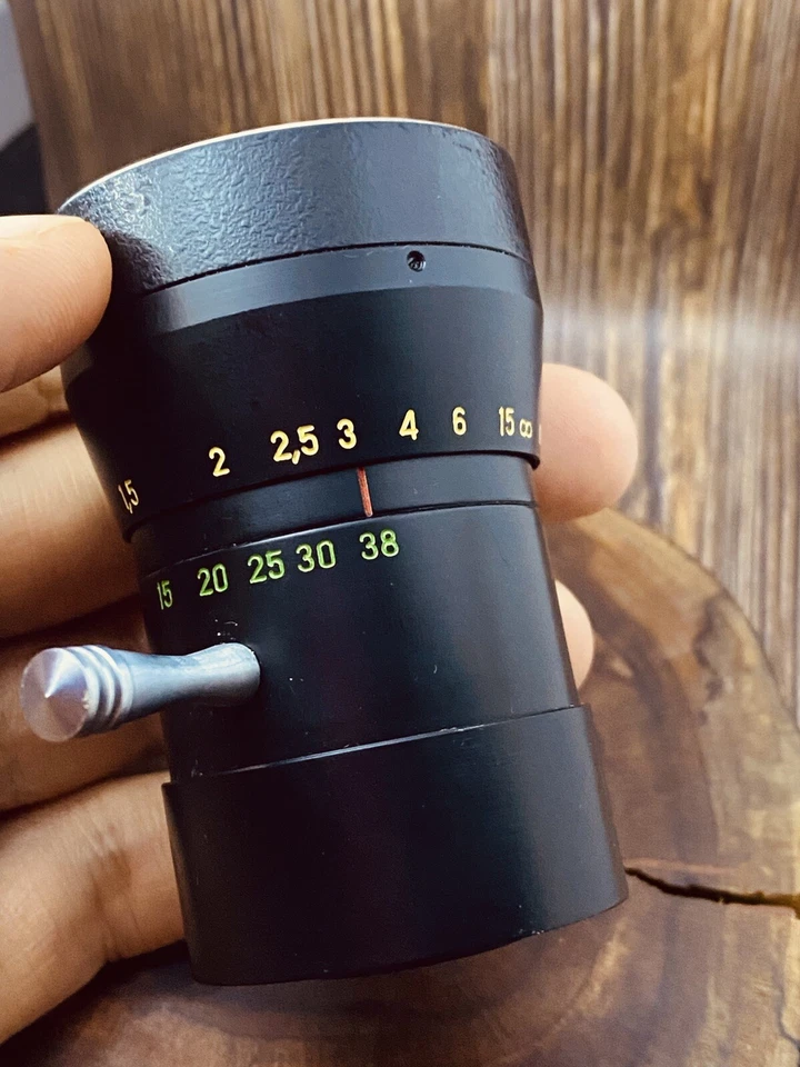 METEOR - 8m-1 ZOOM LENS 1.8/9-38 Film Movie camera Quarz mount m25 C-mount #7579 - Image 4 of 4