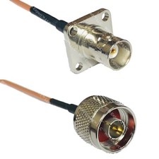 RG316 BNC Flange Female to N MALE RF Cable Rapid-SHIP LOT