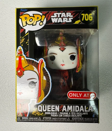 Funko POP Star Wars : The Phantom Menace Queen Amidala Figure #706 (Read Below)
