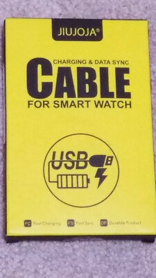 JIUJOJA Charging & Data Sync for Smart Watch 2 pack NEW