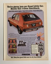 1978 Mazda GLC 5 Door Hatchback Print Ad Advertising Car Coupe Great Little Car