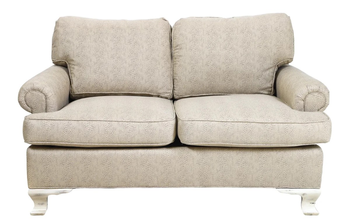 Southwood Sofa Settee Faux Snakeskin Designer Fabric Made North