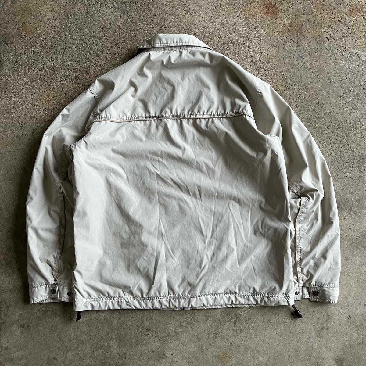 Vintage Oakley Software Khaki Colored Full Zip Windbreaker Vintage Oakley Software Khaki Colored Full Zip Windbreaker