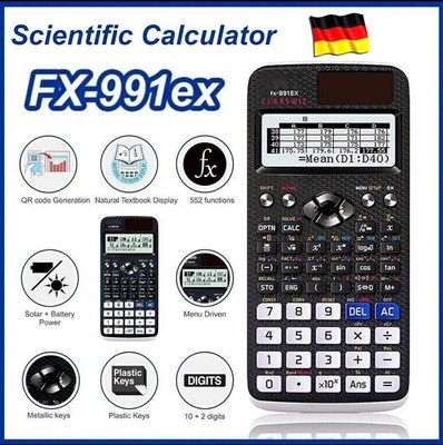 Advanced Scientific Calculator with Natural Display Math Calculator for Students