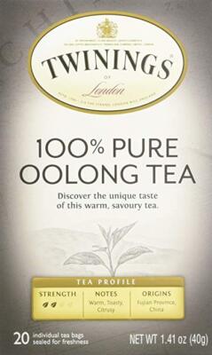 Twinings of London Pure Oolong Tea Bags, 20 Count 