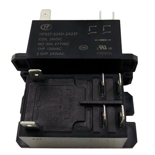 Lotto 2 Rel&egrave; Di Potenza HONGFA HF92F-024D-2A22F 24VDC A 6 Pin - Nuovi