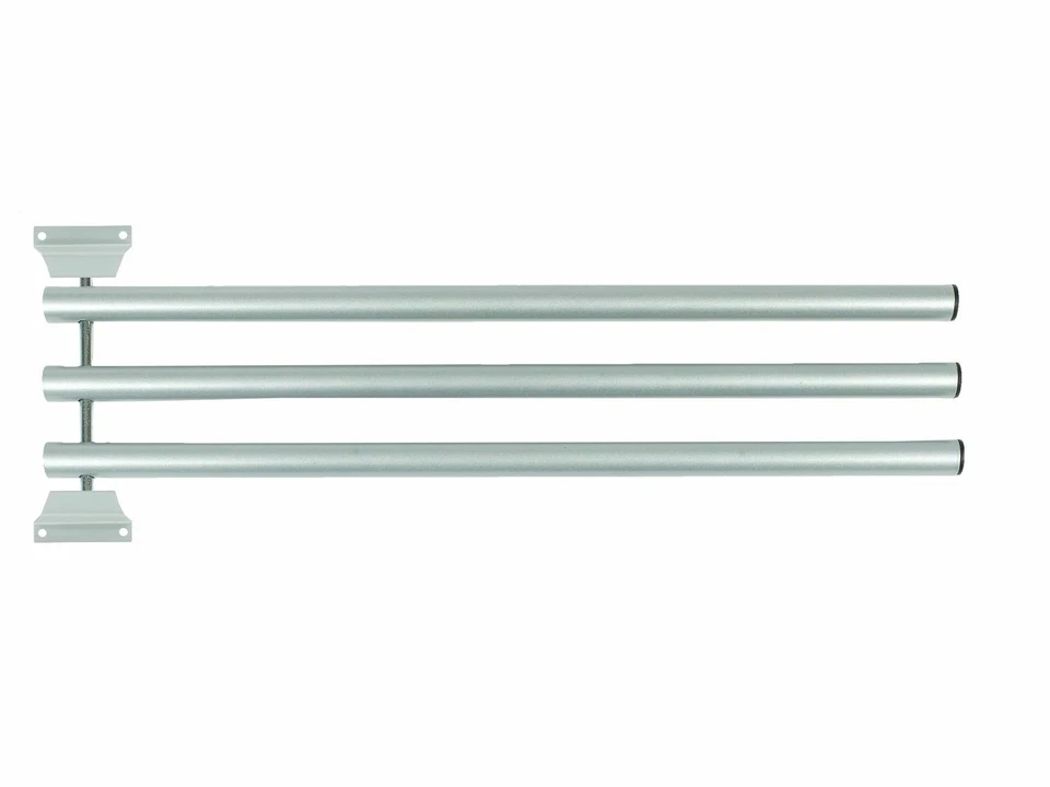 Deckenhalter mit 3 schwenkbaren Armen Silber für Pferdedecken