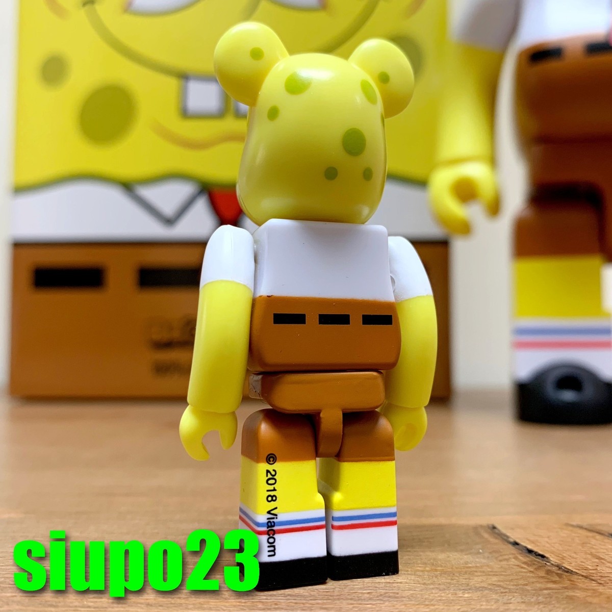 Medicom 400% + 100% Bearbrick ~ Spongebob 2018 #02 Version Medicom 400% + 100% Bearbrick ~ Spongebob 2018 #02 Version