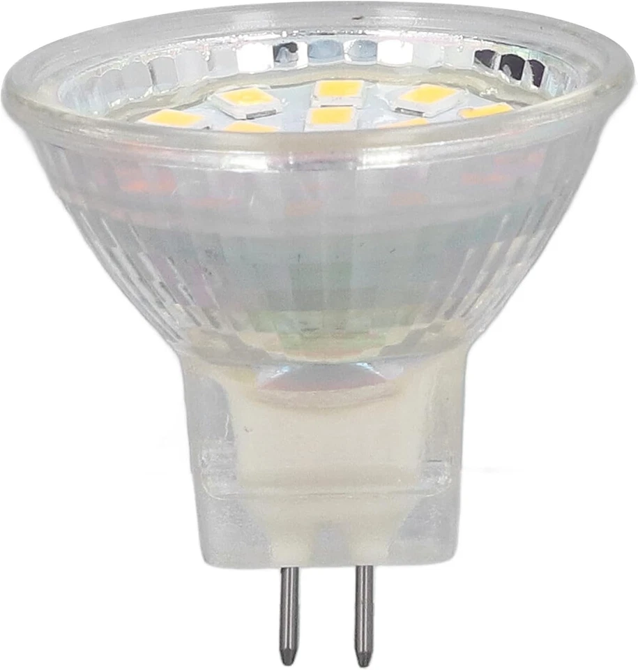 MR11 GU4 LED Lampadina FARETTO 6500K Freddo 18 SMD 12V 24V CAMPER CASA BAGNO - Immagine 4 di 4