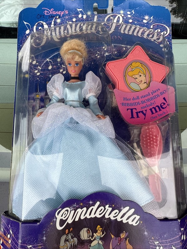 Vintage 1994 Mattel Disney Musical Princess Cinderella doll.