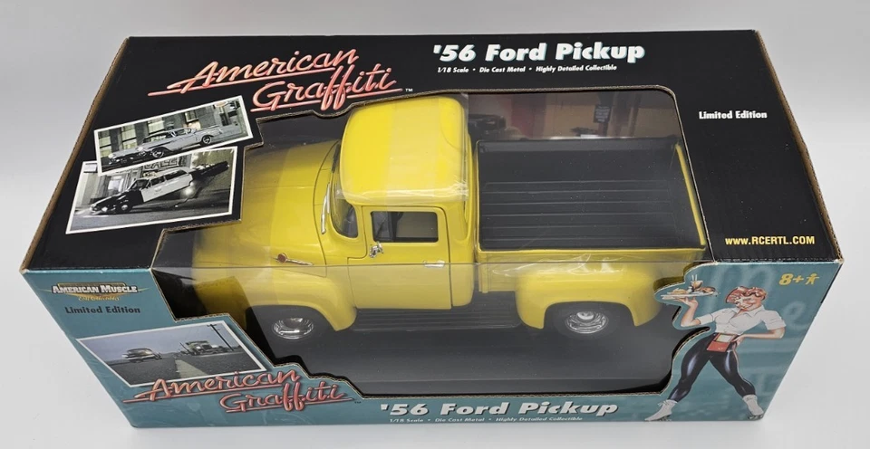 ERTL American Muscle American Graffiti '56 Ford Pickup 1:18 Limited Edition - Image 3 of 4
